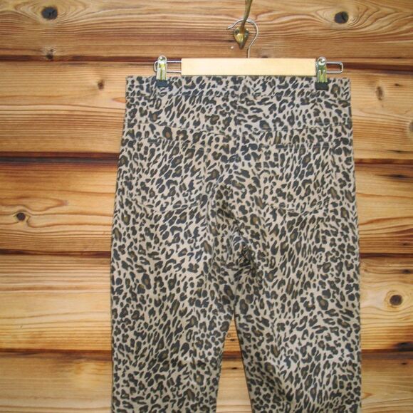 Gretchen Scott Stretch Leopard Jeans S 30 - Picture 6 of 7